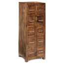 FurnitureToday Cuba Indian 10 drawer CD Almirah