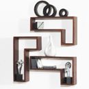 FurnitureToday Cube mahogany 3 shelves