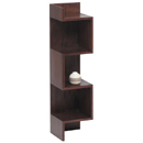 FurnitureToday Cube mahogany large wall rack