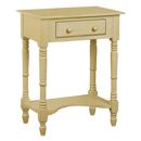 Deauville French style side table with one drawer