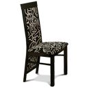 Deco Swirl Fabric Chair