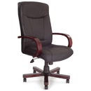 FurnitureToday Deluxe leather 4750 black office chair