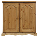 Devon Pine 2 door cupboard with shelf