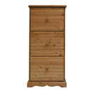 Devon Pine 3 drawer filing cabinet