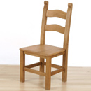 FurnitureToday Devon pine beech breton dining chair