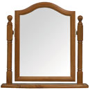Devon pine single dressing table mirror