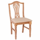 Devon pine upholstered chair