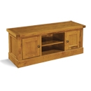 FurnitureToday Distressed Oak Entertainment Unit