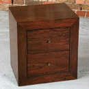 FurnitureToday Evolution Indian 2 drawer bedside chest