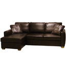 FurnitureToday Flame Rosie Leather sofabed