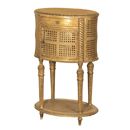 FurnitureToday Gilt Bergere bedside 