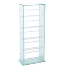 FurnitureToday Glass CD Stands rectangular shape 