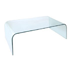 FurnitureToday Glass easy coffee table rectangular 08510