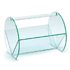FurnitureToday Glass magazine rack 59821