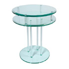 FurnitureToday Glass round occasional table 59107