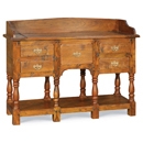 FurnitureToday Granary Acacia Large Side Table