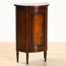 FurnitureToday Half Round Side Cabinet Burr Walnut