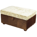 FurnitureToday Halo Seattle lush leather footstool