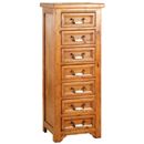 Hampshire Pine 7 drawer narrow chest