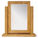 FurnitureToday Hampton Oak Dressing Table Mirror