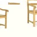 FurnitureToday Harvest Ash Arm Chair