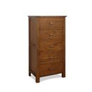 FurnitureToday Havana Dark Oak 5 Drawer Wellington