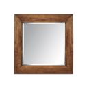 FurnitureToday Havana Dark Oak Square Mirror
