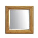 FurnitureToday Havana Light Oak Square Mirror