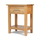 FurnitureToday Hereford Oak 1 Drawer Bedside