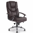 FurnitureToday High back dark red leather executive chair