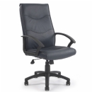 FurnitureToday High back executive with chrome base