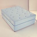 Highgate Dreamer blue bed with mattress 