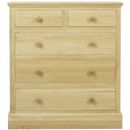 FurnitureToday Hunston oak 3 plus 2 chest