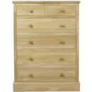 FurnitureToday Hunston oak 4 plus 2 chest