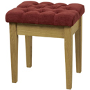 FurnitureToday Hunston Oak Dressing Table Stool