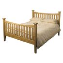 FurnitureToday Hunston oak high footend bed