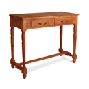 FurnitureToday Island Solid Teak 2 Drawer Bubutan Hall Table