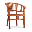 Island Solid Teak Betawi Colonial Carver Chair