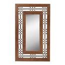FurnitureToday Jali capsule dark Indian large mirror