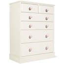 FurnitureToday Jemima 6 Drawer Wide Chest