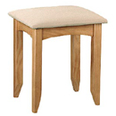 Julian Bowen Kendal Pine dressing table stool