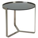 FurnitureToday Lychee Black Lamp Table