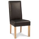 FurnitureToday Lyon Oak Large Dining Chairs