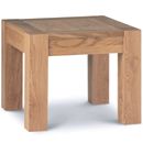 Lyon Oak Square Lamp Table