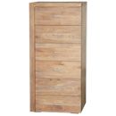 FurnitureToday Lyon White Oak 6 Drawer tall chest