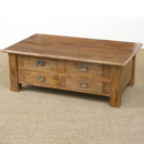 FurnitureToday Makasih Provence mango 8 drawer coffee table