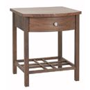 FurnitureToday Meridian Walnut night table