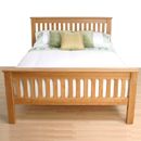 FurnitureToday Metro solid oak bed