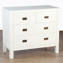 FurnitureToday Milan Antique White Four Drawer