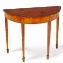 FurnitureToday Montague Gower Demi Lune Consul Table